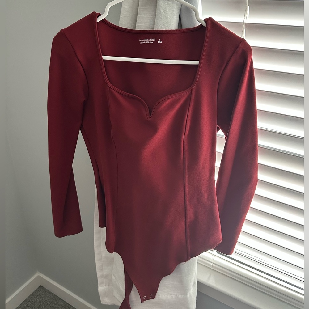Abercrombie Maroon Body Suit
